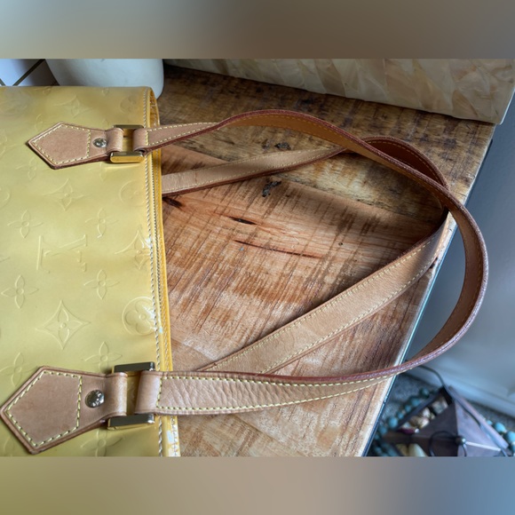 LV Louis Vuitton Vernis Leather Houston Shoulder Bag Zipper Tote - Picture 5 of 15